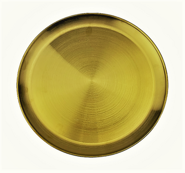 Titanium Round Plate, 11-3/4"D