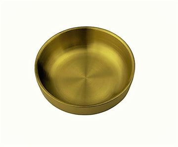 Titanium Shallow Round Bowl (Double Vacuum),  4-3/8"D