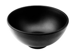 Melamine Rice Bowl 5-1/2”D, Matte Black