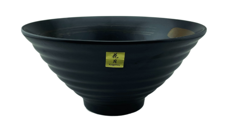 Porcelain Ramen Bowl 8.5"D, Black