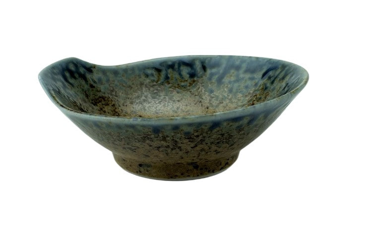 Porcelain Round Bowl, 4-3/4" Gold Brown