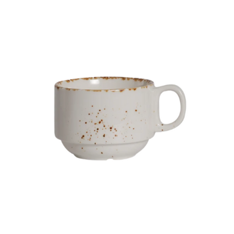 Stackable Tea Cup Splash Blanch 8 Oz.