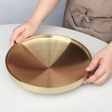 Titanium Round Heavy Duty Plate, 10"D (25cm)