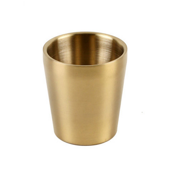 Titanium Cup Water (Vacuum) 7.8oz, 2-3/4″Dx3-1/8″H