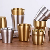 Titanium Cup Water (Vacuum) 7.8oz, 2-3/4″Dx3-1/8″H