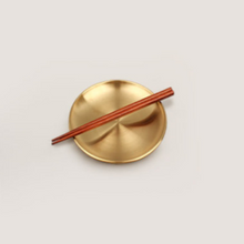 Titanium Gold Stainless Steel Round Plate, 6-5/8"