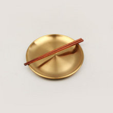 Titanium Gold Stainless Steel Round Plate, 7-7/8"