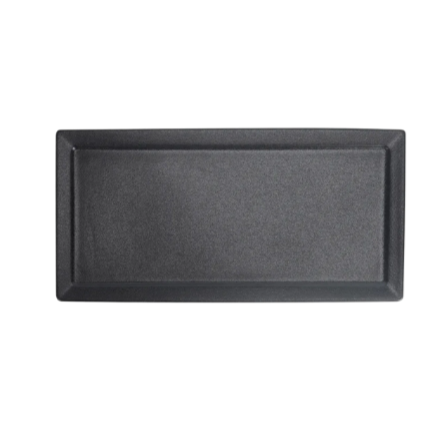 10 x 5’’ Black Porcelain Rectangular Plate