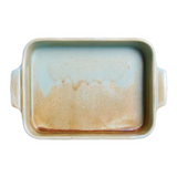 10 x 6.5'' Rect. Baking Dish W/Handle Fire Earth 36 Oz.