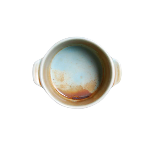 4'' Rd. Baking Pot W/Handle Fire Earth 5 Oz.