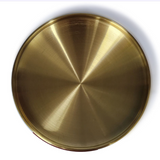 Titanium Round Heavy Duty Plate, 10"D (25cm)