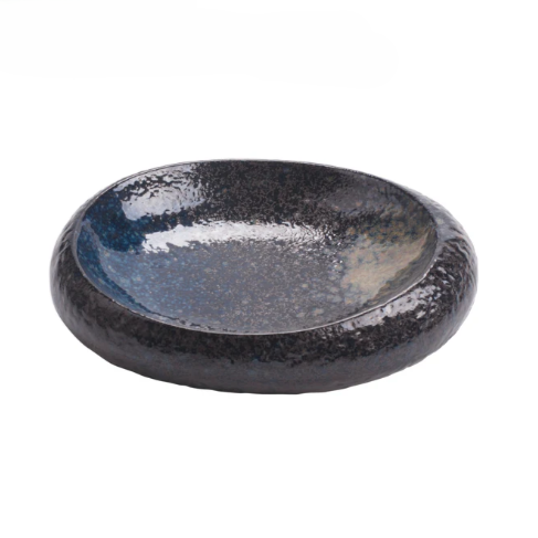 9 x 6.75" Oval Elveated Stoneware Bowl - 12 Oz.