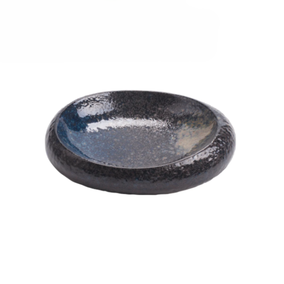 7.5 x 5.5" Oval Elveated Stoneware Bowl - 8 Oz.
