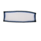 12.75 x 4.75" Rectangular Stoneware Platter SeaCrest