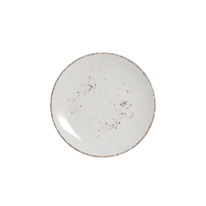 9’’ Coupe Plate Splash Blanch