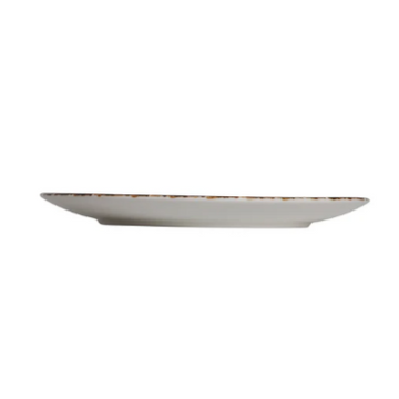 8’’ Coupe Plate Splash Blanch