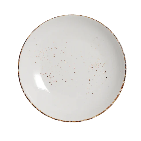 10.5’’ Deep Coupe Plate Splash Blanch