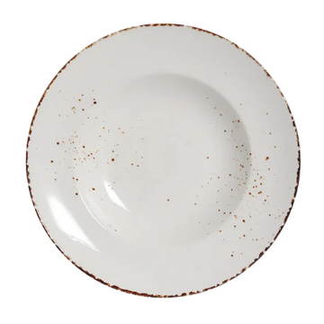 11’’ Wide Rim Pasta Bowl Splash Blanch 14 Oz.