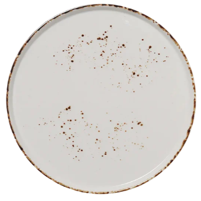 13’’ Round Stackable Plate Splash Blanch