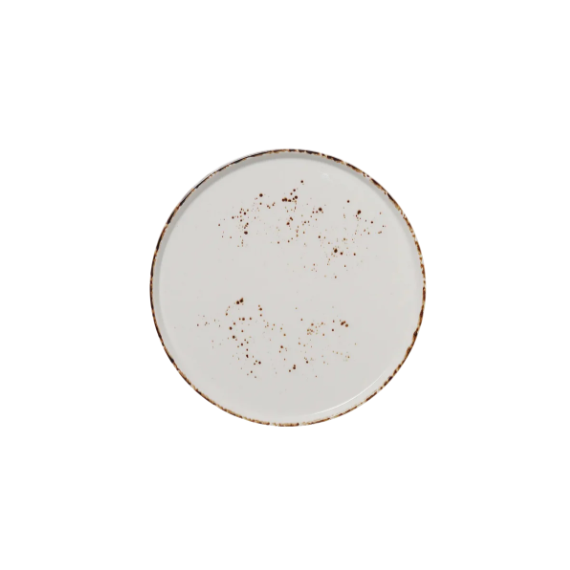 8-inch Splash Blanch round stackable ceramic plate