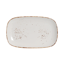 12.5 x 8’’ Rectangular Platter Splash Blanch