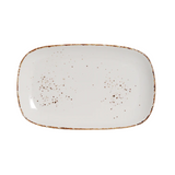 12.5 x 8’’ Rectangular Platter Splash Blanch