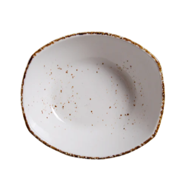 9 x 7.75’’ Rectangular Deep Bowl 34 Oz. Splash Blanch