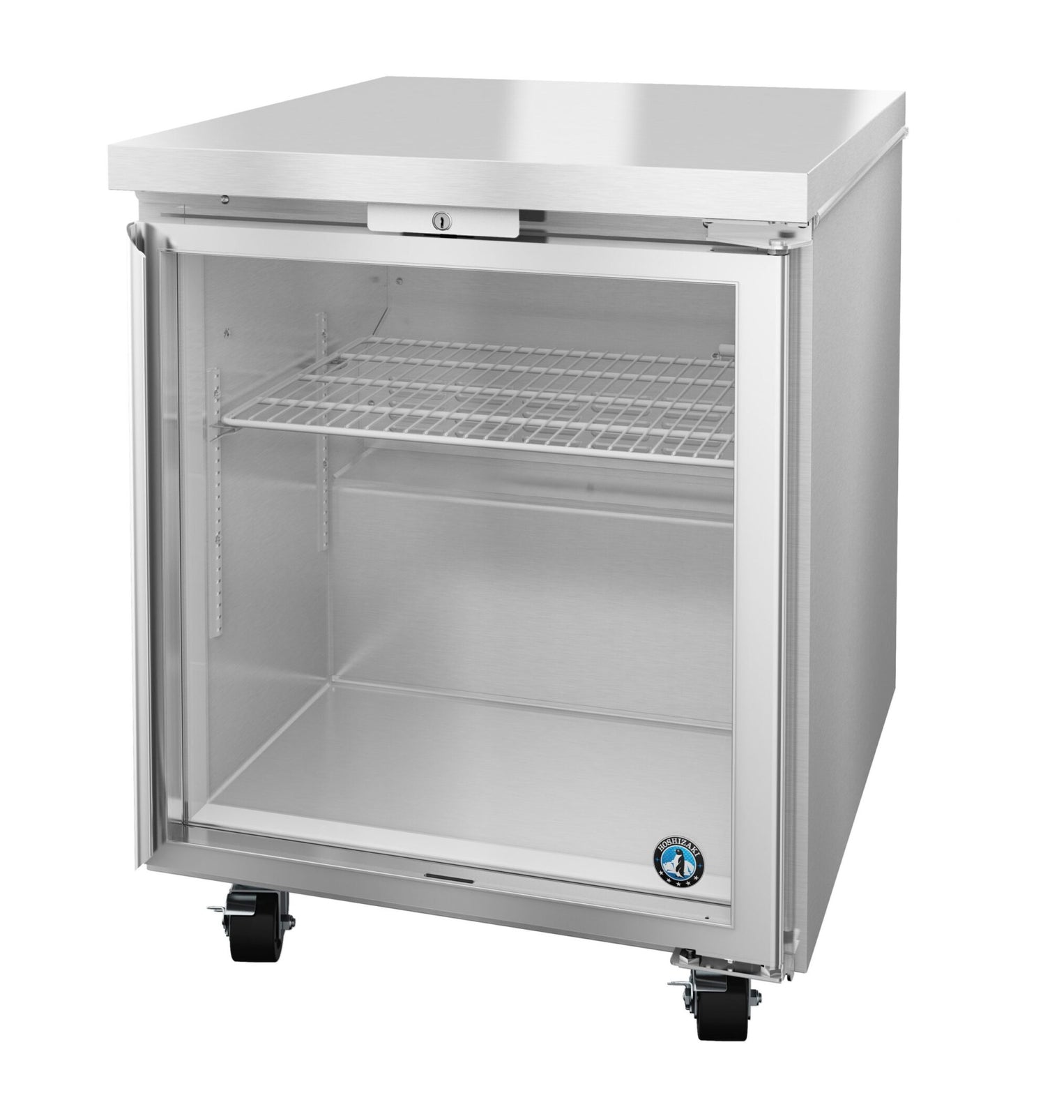 Hoshizaki UF27B-GLP01 27" Low Profile Glass Door Undercounter Freezer