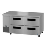 Hoshizaki ULR60B-D4 60" Side-Mount 4-Drawer Undercounter Refrigerator