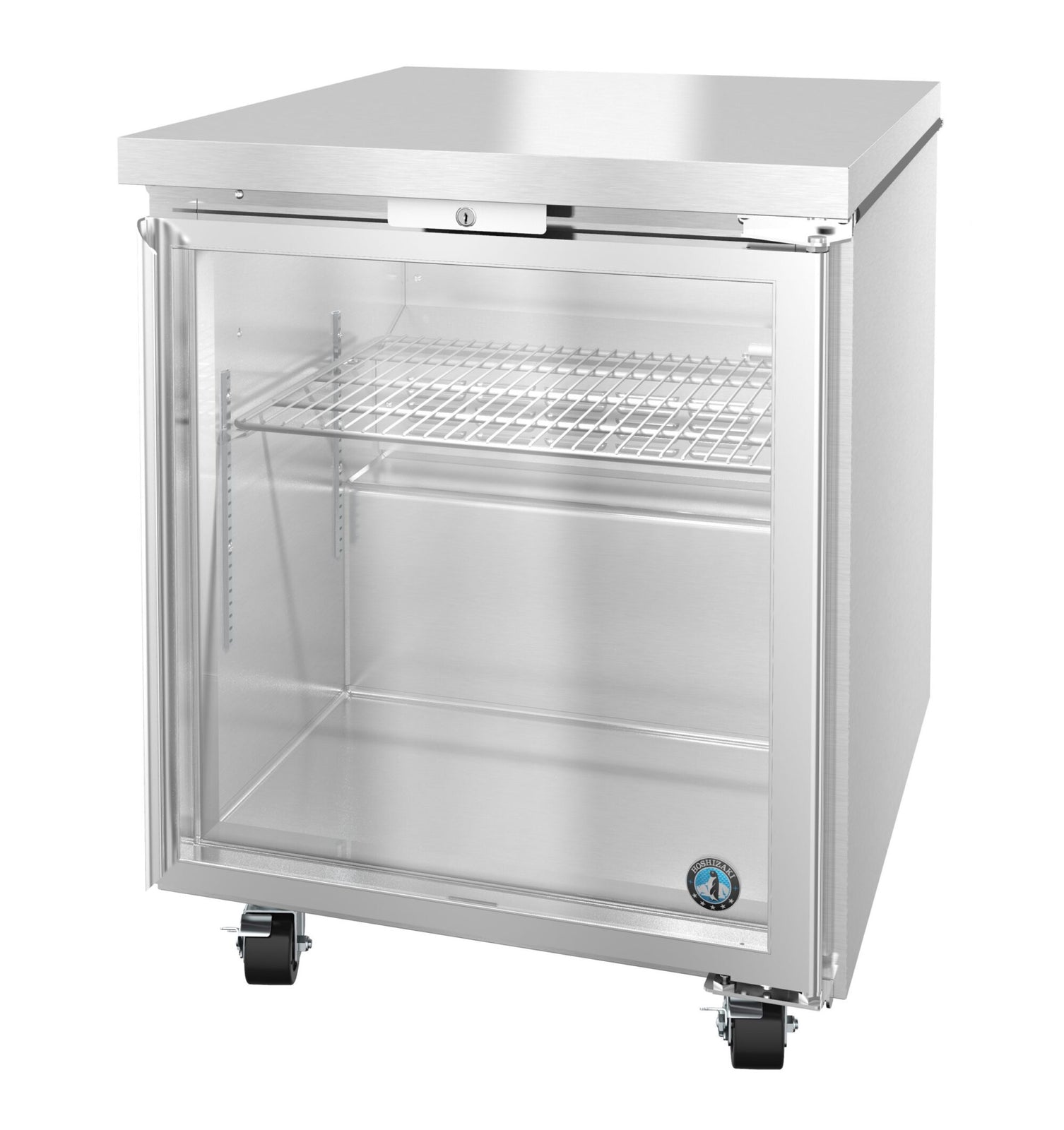 Hoshizaki UR27B-GLP01 27" Low Profile Glass Door Undercounter Refrigerator