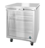 Hoshizaki UR27B-GLP01 27" Low Profile Glass Door Undercounter Refrigerator
