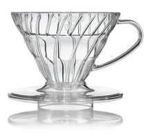 1–2 Cup Clear Plastic HARIO V60 01 Pour-Over Coffee Dripper