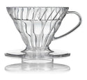 1–2 Cup Clear Plastic HARIO V60 01 Pour-Over Coffee Dripper