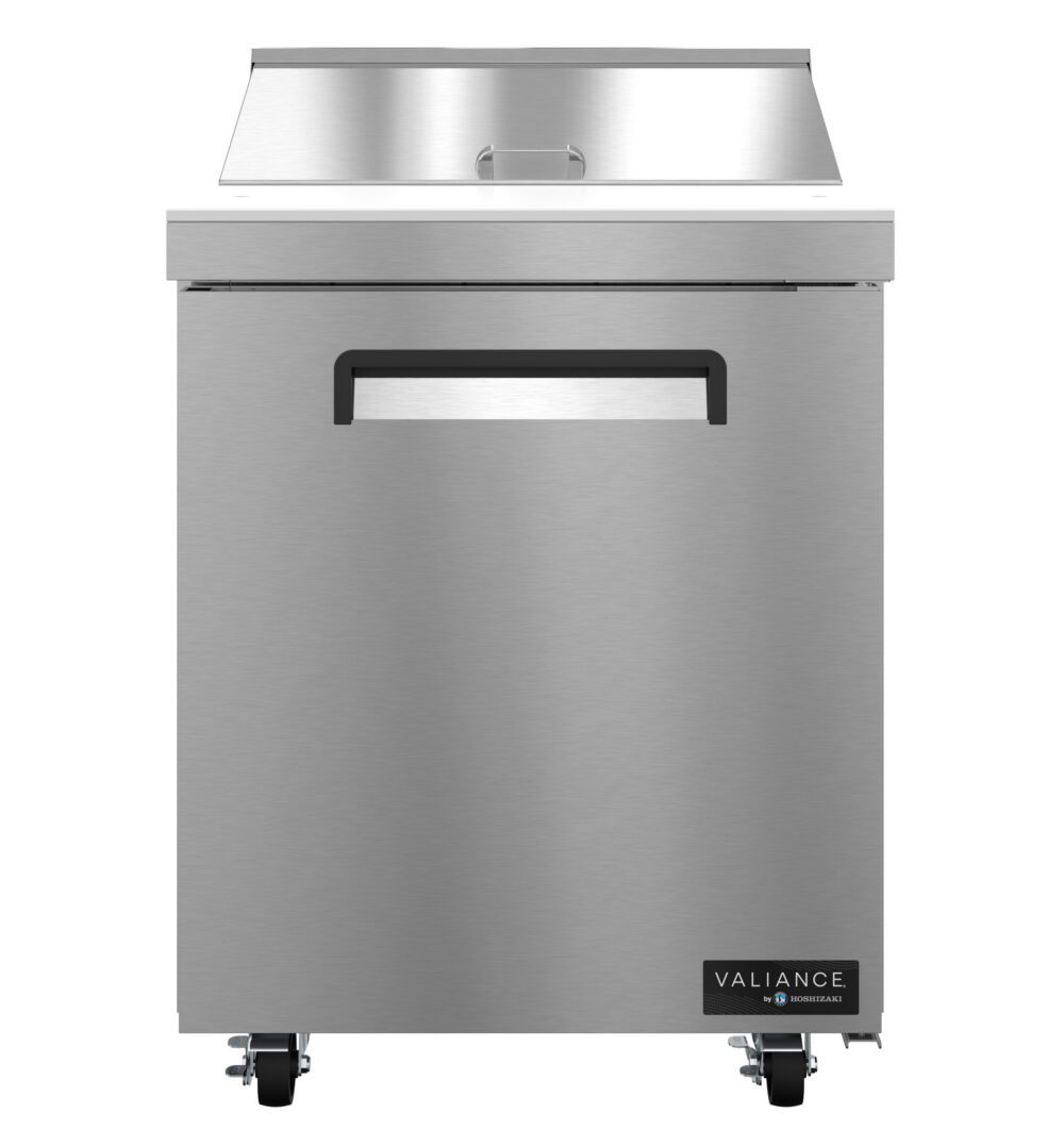Hoshizaki VSR27A-8 27" 8-Pan Stainless Steel Sandwich Prep Refrigerator