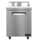 Hoshizaki VSR27A-8 27" 8-Pan Stainless Steel Sandwich Prep Refrigerator