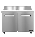 Hoshizaki VSR48A-12 48" 12-Pan Stainless Steel Sandwich Prep Refrigerator