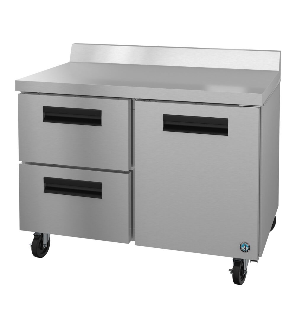 Hoshizaki WF48B-D2 48" 2-Drawer/1-Door Worktop Freezer