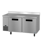 Hoshizaki WLF67B 67" Side-Mount Stainless Steel Worktop Freezer