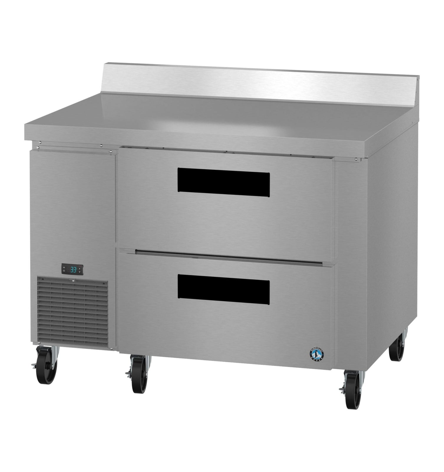 Hoshizaki WLR46B-D2 46" Side-Mount 2-Drawer Worktop Refrigerator