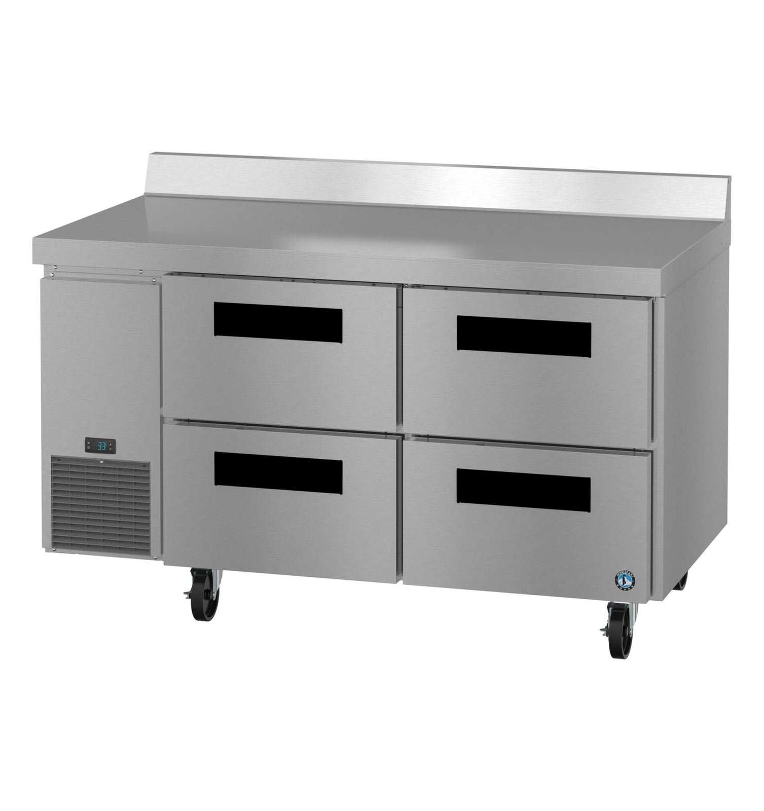 Hoshizaki WLR60B-D4 60" Side-Mount 4-Drawer Worktop Refrigerator