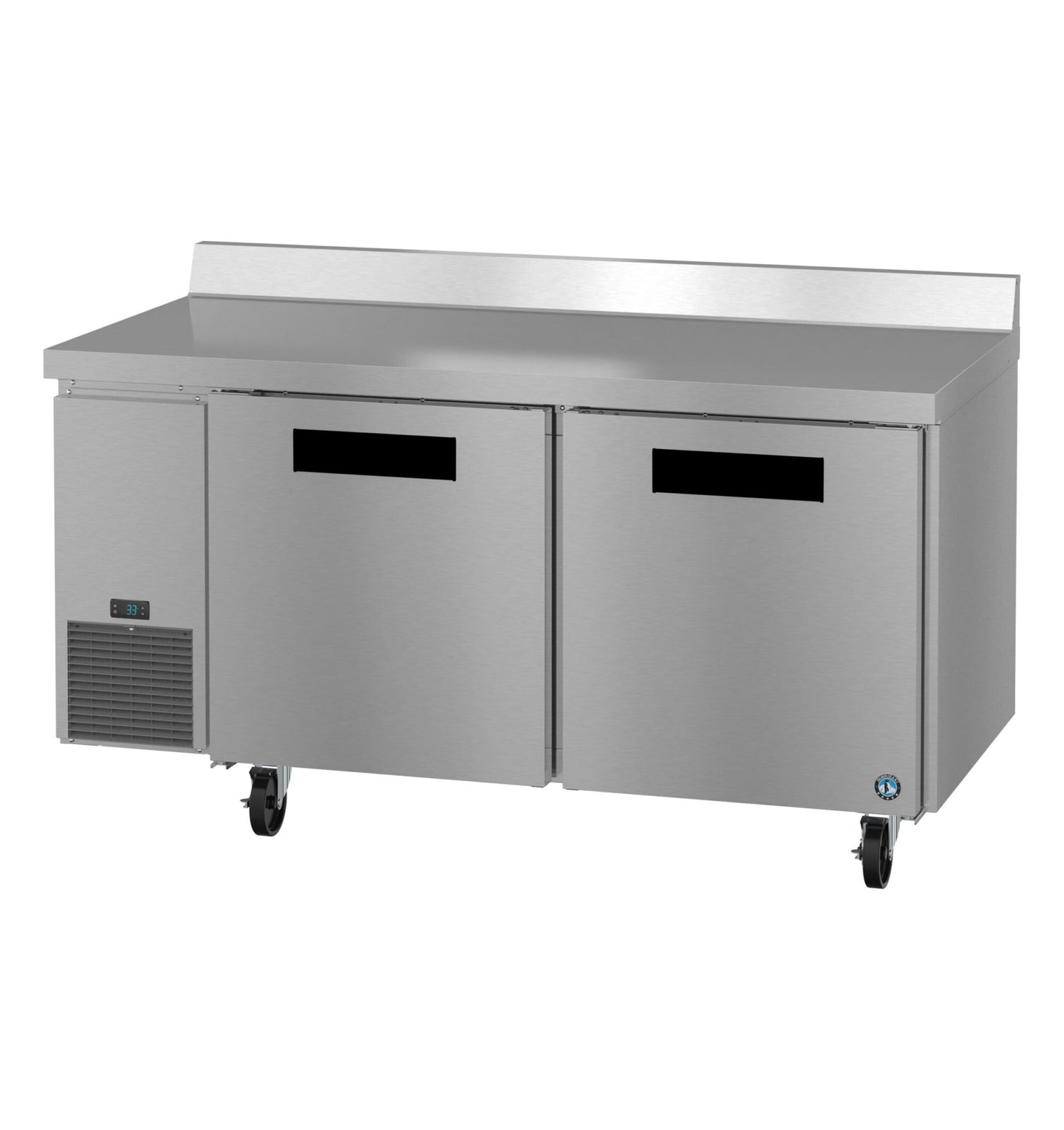 Hoshizaki WLR67B 67" Side-Mount Stainless Steel Worktop Refrigerator