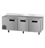 Hoshizaki WLR93B 93" Side-Mount Stainless Steel Worktop Refrigerator