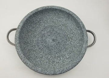 Deep Korean Stone Casserole Pan, 22 cm