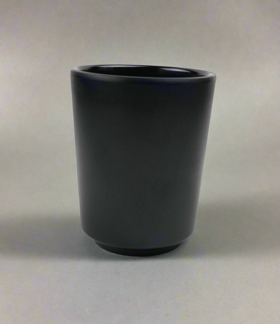 CUP Matt Black 4”D*3-1/4"H