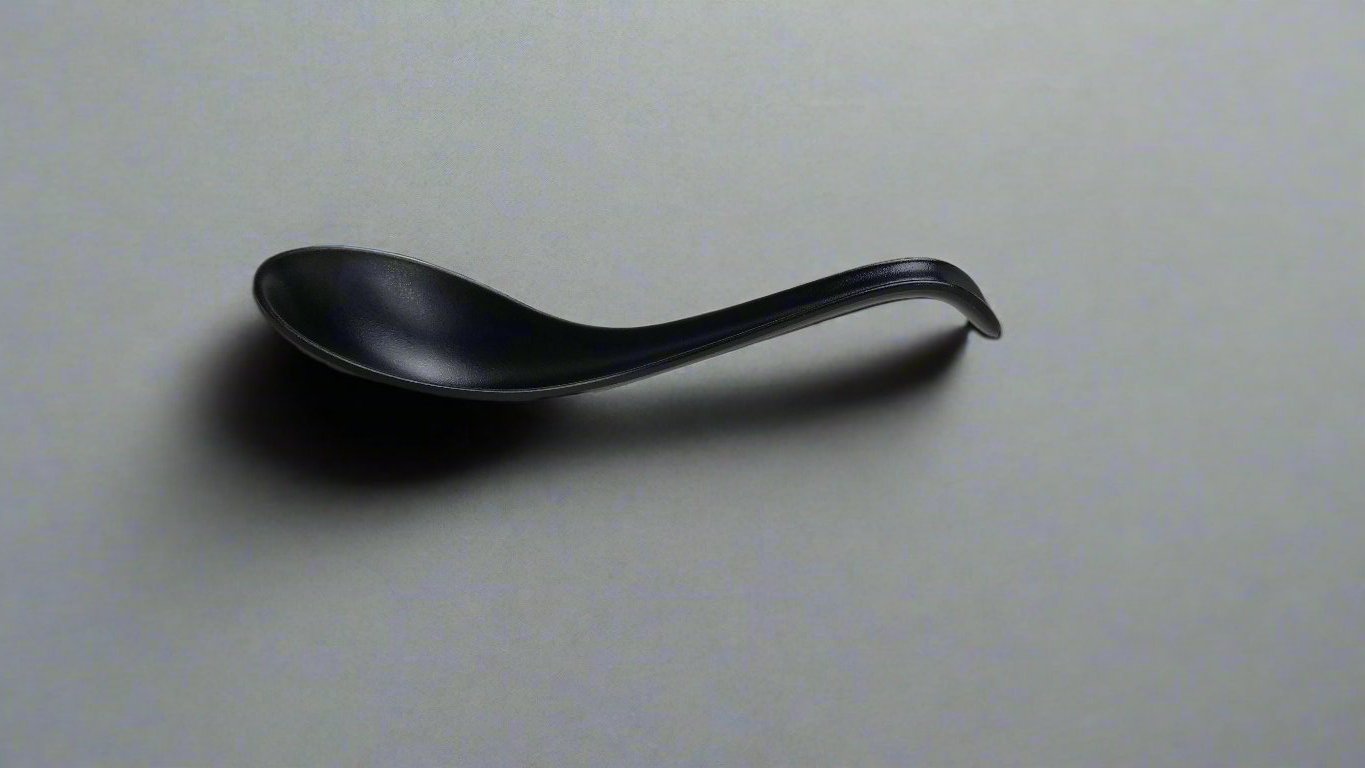 SPOON Matte Black 6-3/5"