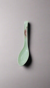 Melamine Spoon 6-3/8"L, Plum Blossom