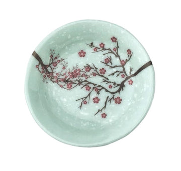 Round Sauce Dish 3"D x 5/8"H, Plum Blossom