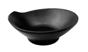 Melamine Round Tempura Sauce Bowl 4-1/2", Black