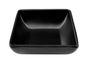 Melamine Square Sauce Dish 2-15/16", Black