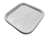 Melamine Square Plate 5-5/8", White